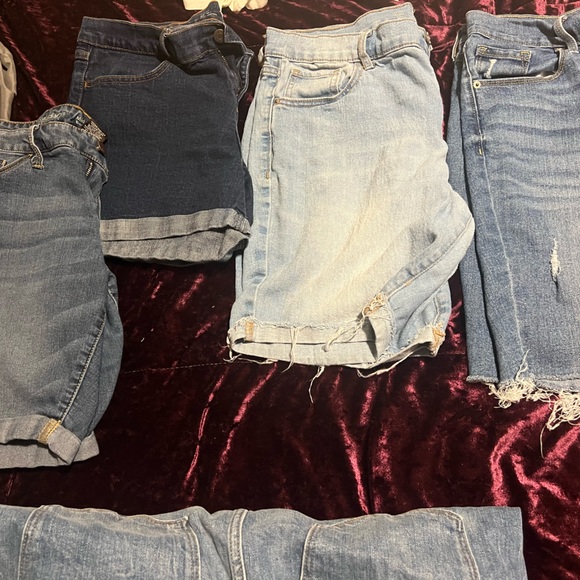 Denim shorts and skirt, Sz 12 - Picture 2 of 3
